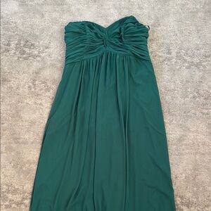 AFTER SIX Elegant Green Strapless Dress